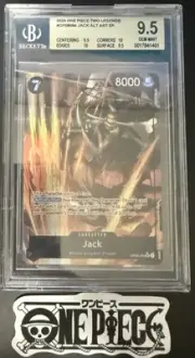 BGS 9.5 One Piece OP08-084 SR* Jack Alt Art - English - Two Legends - Graded