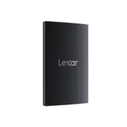 Lexar SL500 Portable SSD 1TB, with 256-bit AES encryption, 5 year limited warranty. Black