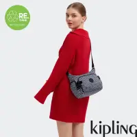 在飛比找Yahoo奇摩購物中心優惠-Kipling 經典老花輕巧多袋實用側背包-GABB S