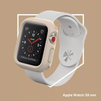 犀牛盾 Apple Watch Series 1/2/3 (38mm) CrashGuard NX模組化防摔邊框保護殼 奶茶色