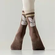 [SLEDEZ] Yoga Socks for Women Women's Five Finger Socks Sports Running Fitness Pilates Yoga Socks(Brown)