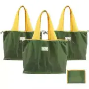1PC Reusable Tote Bag With Drawstring Grocery Shopping Bags Handbag Organizer