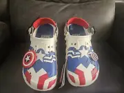 Marvel x Crocs Echo Clog Captain America Sam Wilson Size 9