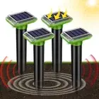 Ultrasonic Solar Power Repellent Repeller Snake Mole Repellent Outdoor
