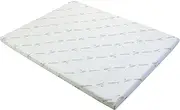 STARRY EUCALYPT Memory Foam Mattress Topper 5cm Thickness with Bamboo Cover, Cool Gel Infused 7 Zone Beddings Bed Topper Mat Pad, King Size