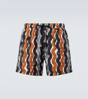 [Zegna] Zegna Printed swim trunks UK 32 multicoloured