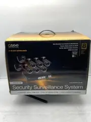 Q SEE Smart Security System 8 Channel DVR 500GB 8 Cameras T548-854 DAY & NIGHT