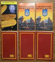 6 Unused NK Northrup King Seeds Minneapolis, MN Memo Books 1971 1984 1992