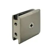 CEL 2" x 2" Glass to Wall/Ceiling Beveled Fixed Panel Shower Door Clamp