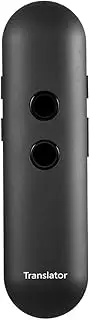 Language Translator Text/P/Voice Translation/Real-Time Translation/42+ Languages/Bt Translator with App for iOS&Android Black Black