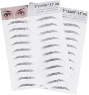 Gogogmee Men's Women's Eyebrow Shaping Templates Temporary Brow Stickers Easy to Use