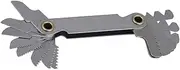 Thread Gauge, Stainless Steel Pitch Gauge, Thread Measuring Gauge, Screw Thread Measuring Tool, Screw Thread Pitch Gauge for Threads