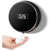 Soap Dispenser Automatic, Electric Soap Dispenser Wall Mounted Touchless Foam Soap Dispenser Black