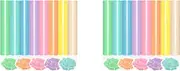 16x Transfer-8 Colors 3D Puff HTV Heat Transfer Vinyl 30X25Inch Pastel Colored Puffy Iron-on Vinyl T-Shirt
