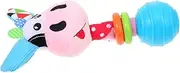 Yardwe Animal Hand Bell Plush Rattle for Boy Girl Soft Developmental for Sensory Play Safe Material for Showers and