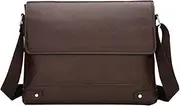 Laptop Bag Case Large Capacity Briefcase PU Leather Tote Handbag Commuter Laptop Protective Sleeve Business Work Crossbody Bag Laptop Sleeve Case