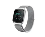 1.3inch Color Screen Blood Pressure Heart Rate Monitor Sport bluetooth Smart Wristband Watch-SILVER