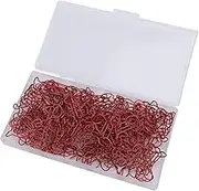 100Pcs Dog Shaped Paper Clips, Cute Animal Bookmarks Clips with Storage Box, Fun Office Gifts for Women Men Students