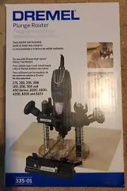 Dremel 335-01 Rotary Tool Plunge Router Attachment New