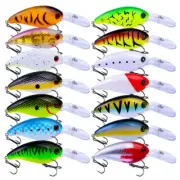 6x Fishing Lure Sea Fishing Rigs Lure Top Water Artificial Bait Fish Tackles Kit