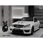 1/18 BENZ C63 AMG GT SPIRIT 白 《全新限量》 W204C63賓士模型車 擺設裝飾 收藏品擺件