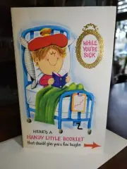Vintage American Greeting Card Get Well Soon