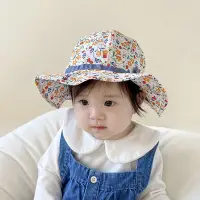 在飛比找蝦皮購物優惠-兒童帽子 兒童遮陽帽 兒童防曬帽 嬰兒帽子 嬰兒遮陽帽 嬰兒