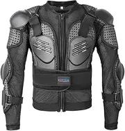 Kids Motorcycle Jacket-Dirt Bike Gear for MTB ATV,Motocross Armor Jacket,Chest Back Eblow Protection for SkateBoard Skating