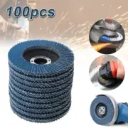 10Pcs Flap Sanding Discs 40-120 Grit 5" Zirconia Abrasive Grinding Wheels Disc