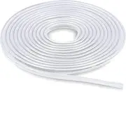 Car Door Edge Guards 16.4ft(5M) Rubber U Shape Edge Trim Seal Protector Car Protection Door Edge Fit for Universal Car (Transparent, 16.4ft(5M))