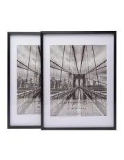 [Cooper & Co] Set of 2 10x13 Matt to 8x10 Photo Frames in Black