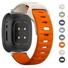 For Fitbit Sense Versa 4 3/Sense 1 2 Sport Silicone Watch Band Strap Replacement