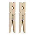 Airer Dry Line Wooden Clothespin Photo Paper Pegs Wood Clips Clothes Pegs Pine