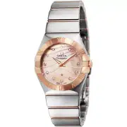 OMEGA 123.20.27.60.57.002 Constellation Quartz Ladies Metal Belt
