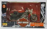 1998 Maisto Black Harley Davidson FLSTS Heritage Springer 1:18 Scale Series 3