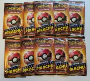 Detective Pikachu 2 card promo booster pack Sealed SM190 Movie (10) pack bundle