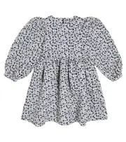 [The New Society] The New Society New Vittoria jacquard floral dress Y 8 metallic