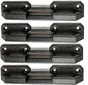 ULROAD 4 x Holders for L-Boxx Bosch Sortimo L-Safe Safety Fixing Brackets for Screwing On | For All Bosch L Boxx Tool Box Rolling Board Trolley DIY Assembly Accessories