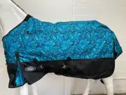 AXIOM 1800D BALLISTIC WATERPROOF IRISH PAISLEY 220g HORSE RUG - 6' 9
