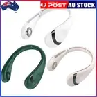 5000mAh Summer Hanging Neck Fan Leafless Mute Gym Sports Personal Neckband Fans