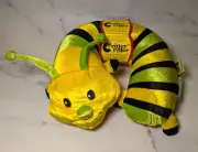 Critter Piller Kid's Caterpillar Travel Buddy Comfort Neck Pillow