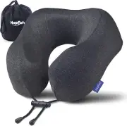 Portable Memory Foam Travel Neck Pillow Support For Airplane Flight Traveling