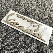 silver motorcycle fuel tank emblem decals car racing badge stickers for Vespa