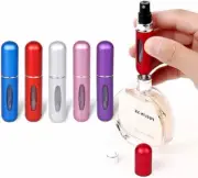 5Pcs Perfume Atomiser Bottles- 5Ml Refillable Spray Bottle Mini Underfill Empty