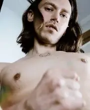 [M619] Male Model Showing Off Body To Viewer Fine Art Hunky Physique