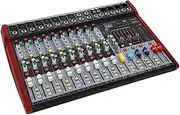 SWAMP 10 Channel Mixing Desk Console 8 Preamps, FX, AUX, USB, MP3, Bluetooth
