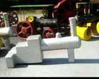 Model Steam Traction Engine Casting 1970 vin approx HO Hot Wheels Matchbox scale