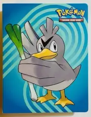 POKÉMON JOURNEY TOGETHER MINI PORTFOLIO/BINDER HOLDS 60 CARDS FARFETCH’D PSYDUCK