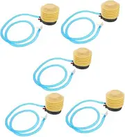 Abaodam Manual Air Pump 5pcs Foot Pump for Sports Outdoor Activities Inflates Air Mattresses Balloons Pools Toys Fastly