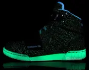 REEBOK EXO FIT HI SG STRAP ATMOS COLLAB BLACK BLUE GLOW IN DARK SZ 8-13 J07509
